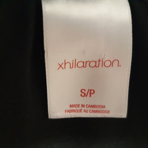 Xhilaration Bikini Top Womens Small Blue Bandeau Tie Dye Halter Zip Front - Picture 7 of 9